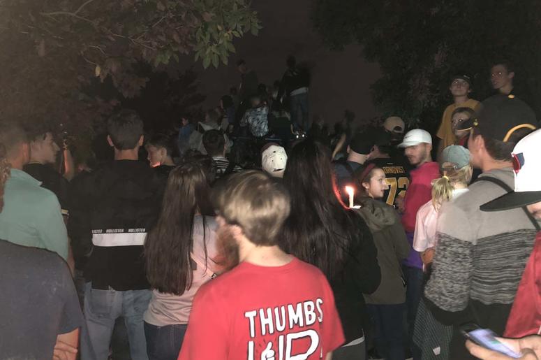 Mac Miller Vigil at Blue Slide Park in Pittsburgh Mac Miller Vigil at Blue Slide Park in Pittsburgh