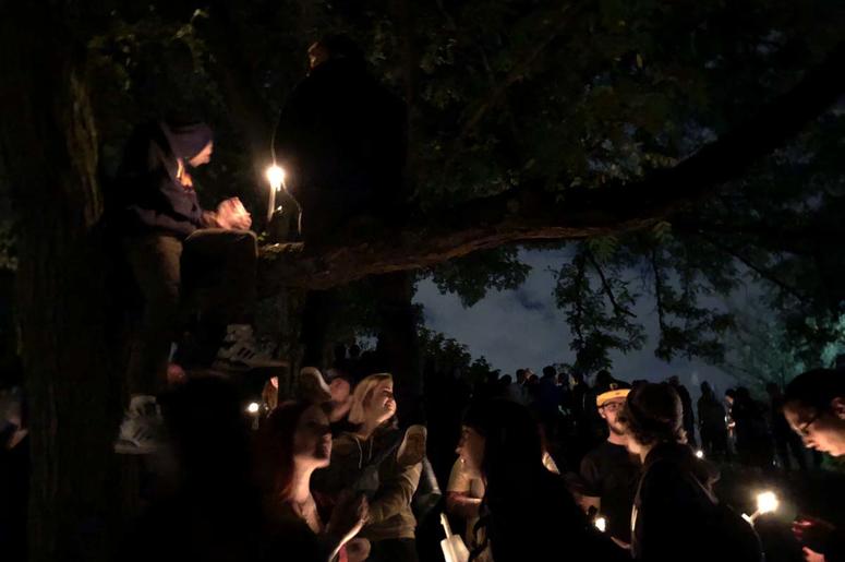 Mac Miller Vigil at Blue Slide Park in Pittsburgh Mac Miller Vigil at Blue Slide Park in Pittsburgh