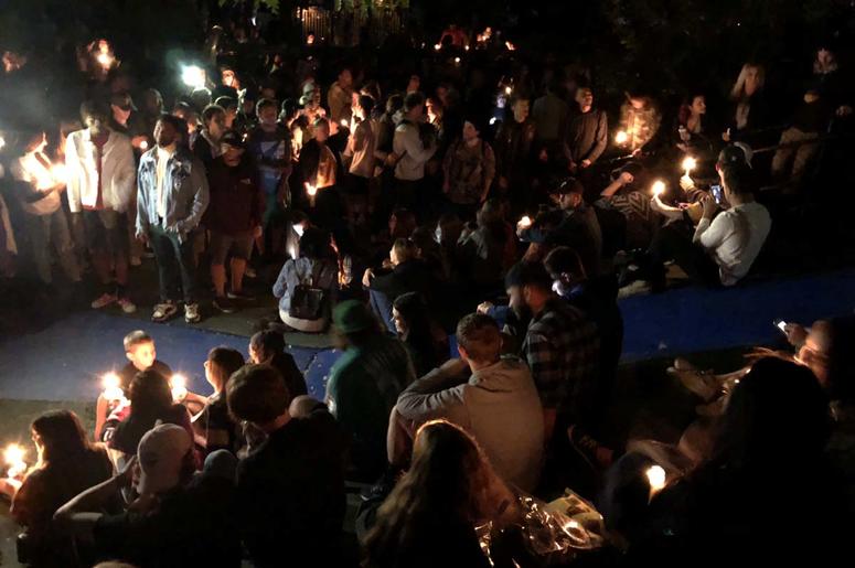 Mac Miller Vigil at Blue Slide Park in Pittsburgh Mac Miller Vigil at Blue Slide Park in Pittsburgh