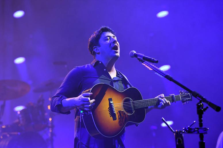 Marcus Mumford of Mumford & Sons performs