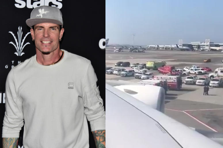 Vanilla Ice Aboard Quarantined Plane at JFK Vanilla Ice Aboard Quarantined Plane at JFK