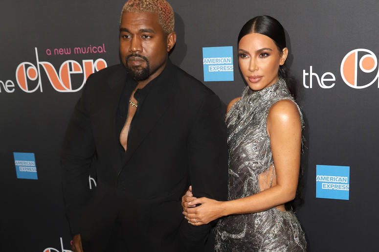 Kanye West and Kim Kardashian West attend the opening night of "The Cher Show" on Broadway at the Neil Simon Theatre in New York. Kanye West and Kim Kardashian West attend the opening night of "The Cher Show" on Broadway at the Neil Simon Theatre in New York.