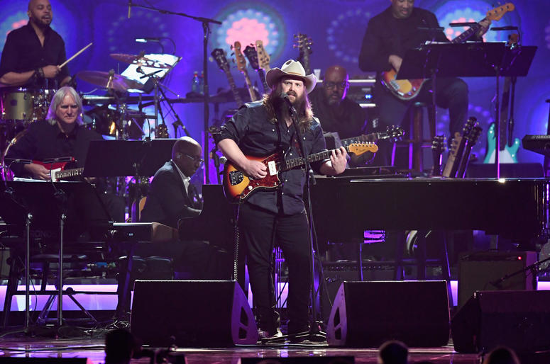 Chris Stapleton performs on stage. Chris Stapleton performs on stage.