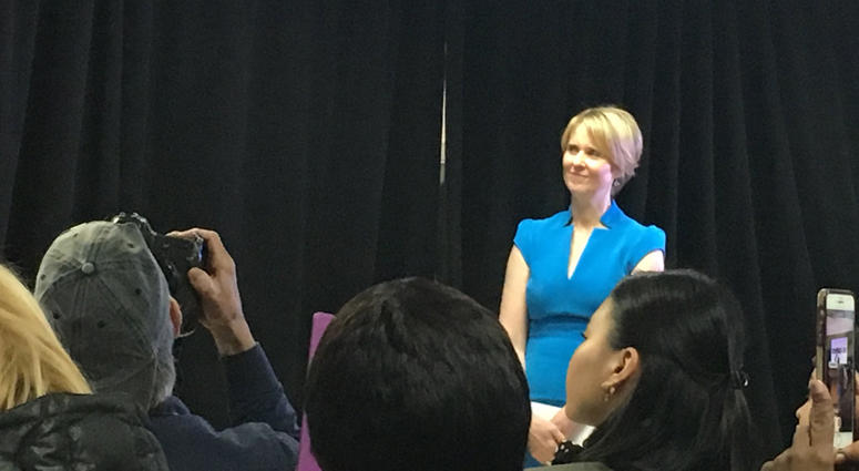 Cynthia Nixon kicks off gubernatorial campaign. Cynthia Nixon
