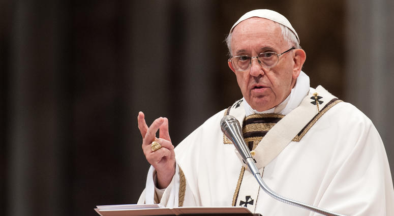 3/29/2018 - Pope Francis speaks during the Holy Chrism Mass on Maundy Thursday at St Peter's basilica in Vatican. 3/29/2018 - Pope Francis speaks during the Holy Chrism Mass on Maundy Thursday at St Peter's basilica in Vatican.