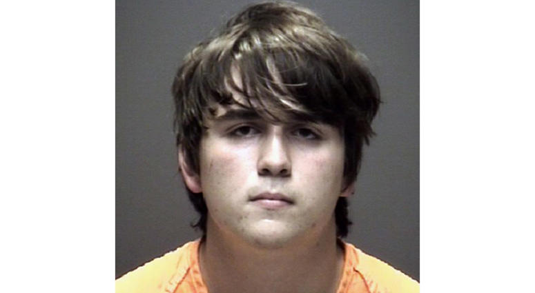 This photo provided by the Galveston County Sheriff's Office shows Dimitrios Pagourtzis, who law enforcement officials took into custody Friday, May 18, 2018, and identified as the suspect in the deadly school shooting in Santa Fe, Texas, near Houston. Dimitrios Pagourtzis