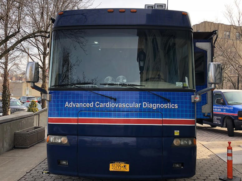 Dr. Perry Frankel's cardiology bus Dr. Perry Frankel's cardiology bus