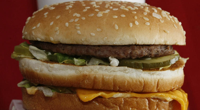 This Dec. 29, 2009 file photo shows a Big Mac hamburger at a McDonald's restaurant in North Huntingdon, Pa. The fast food restaurant is celebrating the sandwich's 50th anniversary in 2018. McDonald's Big Mac