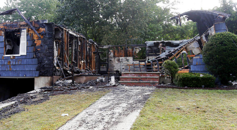House leveled in Lawrence explosion
