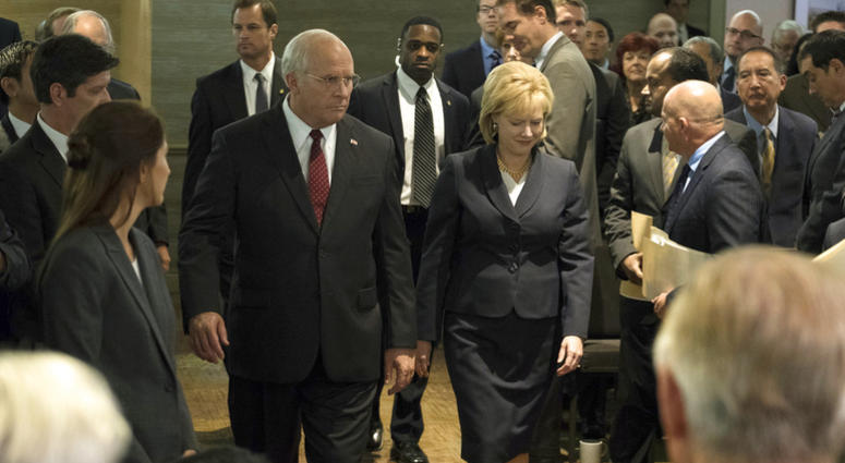 Christian Bale as Dick Cheney, Amy Adams as Lynne Cheney