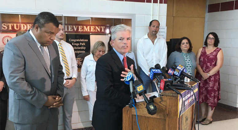 Steve Bellone At Active Shooter App News Conference Steve Bellone At Active Shooter App News Conference