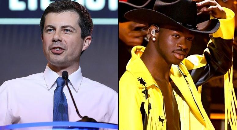 Pete Buttigieg and Lil Nas X Pete Buttigieg and Lil Nas X