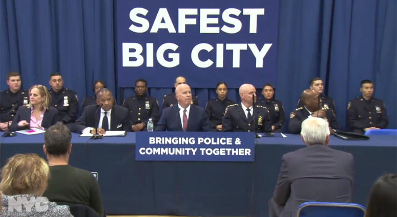 NYPD officials announce community policing in all precincts James O'Neill