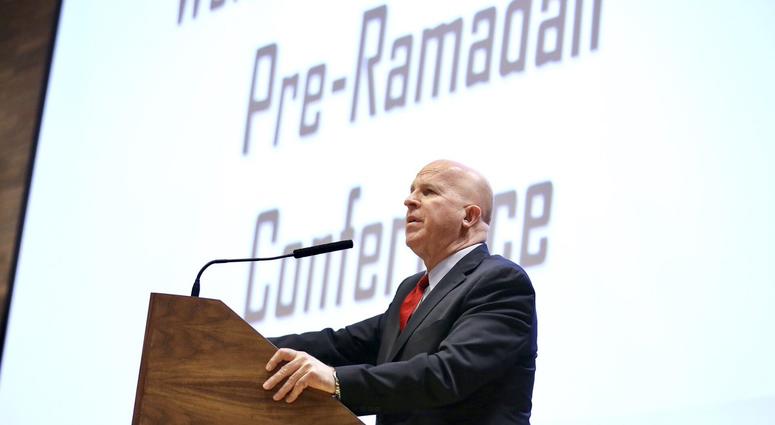 Police Commissioner James O'Neill announces new security measures for Ramadan. Police Commissioner James O'Neill