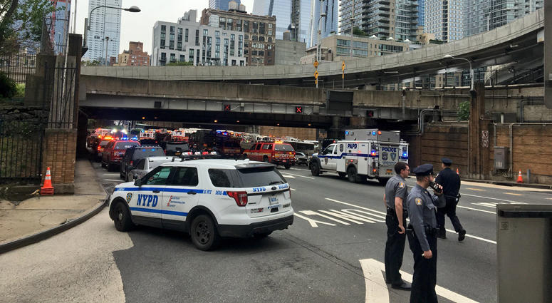 2 NJ TRANSIT buses collided in the Lincoln Tunnel on May 18, 2018. Lincoln Tunnel Bus Crash