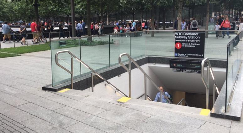 Entrance to the WTC/Cortlandt Station WTC/Cortlandt Station