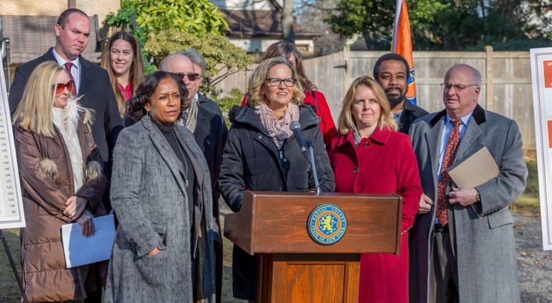Nassau County Executive Laura Curran announced a reforming of the property assessment on Long Island Laura Curran