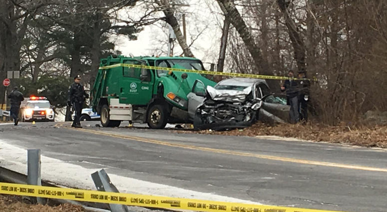 NYPD officer killed in collision with garbage truck NYPD officer killed in collision with garbage truck