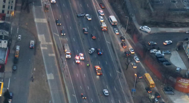 Deadly chain reaction crash on the Cross Bronx Expressway Cross Bronx Expressway Crash