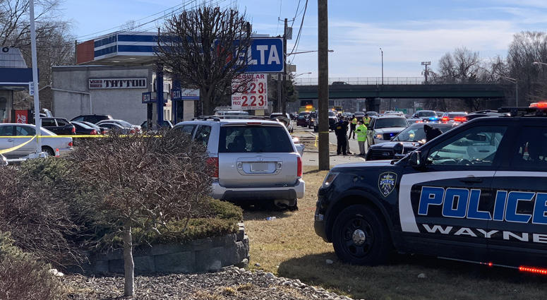 Scene of a fatal crash in Wayne, New Jersey Fatal crash in Wayne, New Jersey