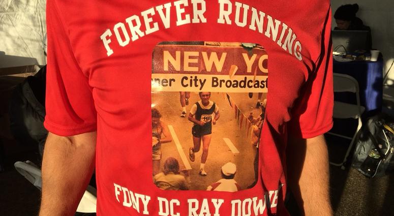 Veteran FDNY firefighter Joe Downey is running the NYC Marathon with his two nieces in memory of his dad. Ray Downey was a legendary FDNY Chief killed on 9/11. Joe ran the race with his dad in 1981. 2018 New York City Marathon