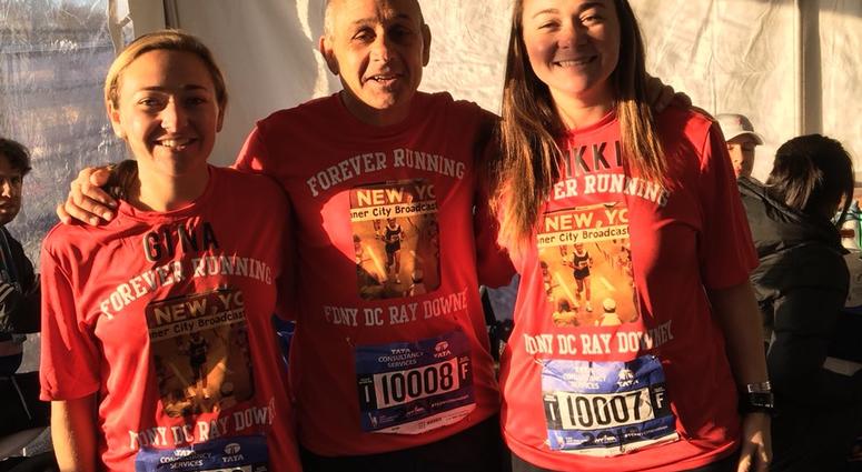 Veteran FDNY firefighter Joe Downey is running the NYC Marathon with his two nieces in memory of his dad. Ray Downey was a legendary FDNY Chief killed on 9/11. Joe ran the race with his dad in 1981. 2018 New York City Marathon