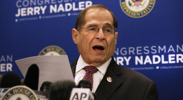 House Judiciary Committee Chairman Jerrold Nadler (D-NY) holds a news conference on April 18, 2019 in New York City. Rep. Jerry Nadler