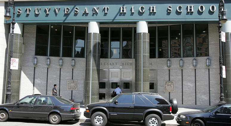 Stuyvesant High School in April 18, 2005. Stuyvesant High School