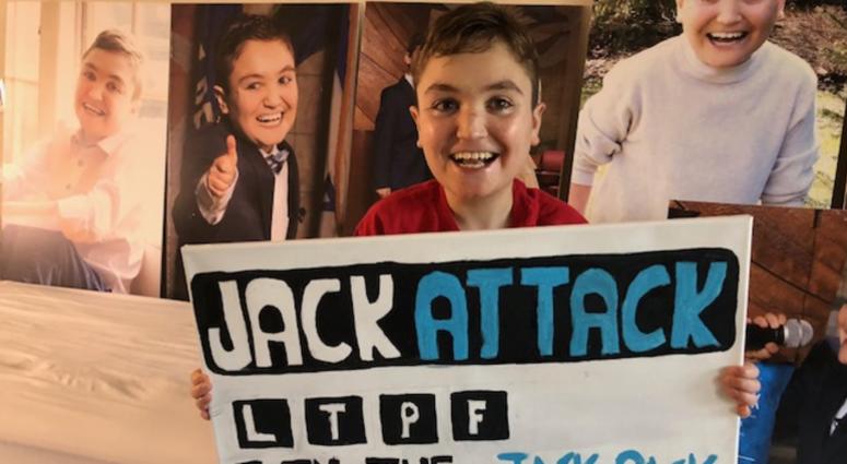 Jack Posnack at his home in Rockland County Jack Posnack