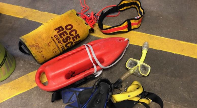 Equipment used by the FDNY during water rescues. FDNY Water Rescues