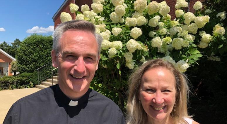 Fr Stephen Fichter and Kathe Carson Fr Stephen Fichter and Kathe Carson