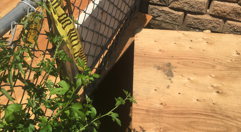 A Long Island woman was trapped for hours after falling into a cesspool outside her home Long Island cesspool