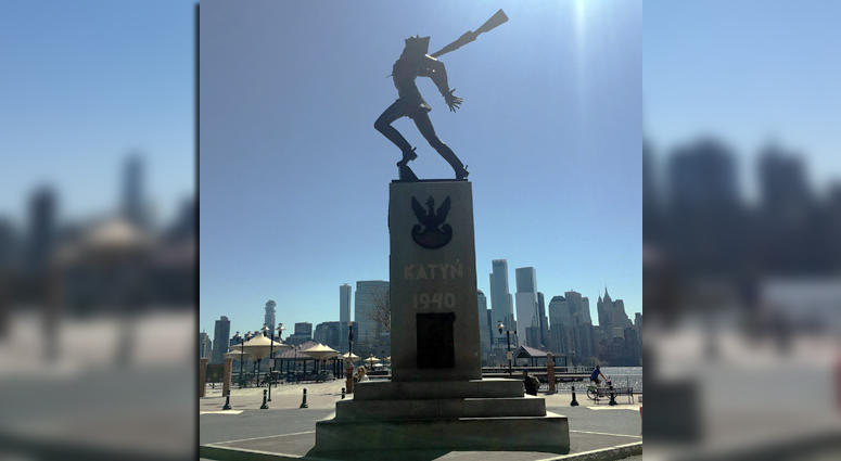 Katyn memorial in Jersey City. Katyn Memorial In Jersey City