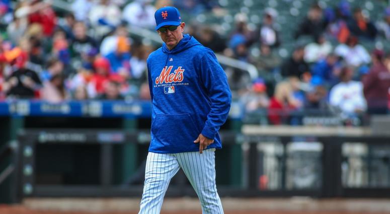 New York Mets pitching coach Dave Eiland (58) at Citi Field. Dave Eiland