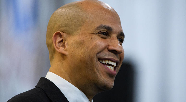 U.S. senator and democratic presidential hopeful Cory Booker speaks to a crowd of about 500 at Reedy Fork Baptist Church in Simpsonville Friday, March 1, 2019. Cory Booker