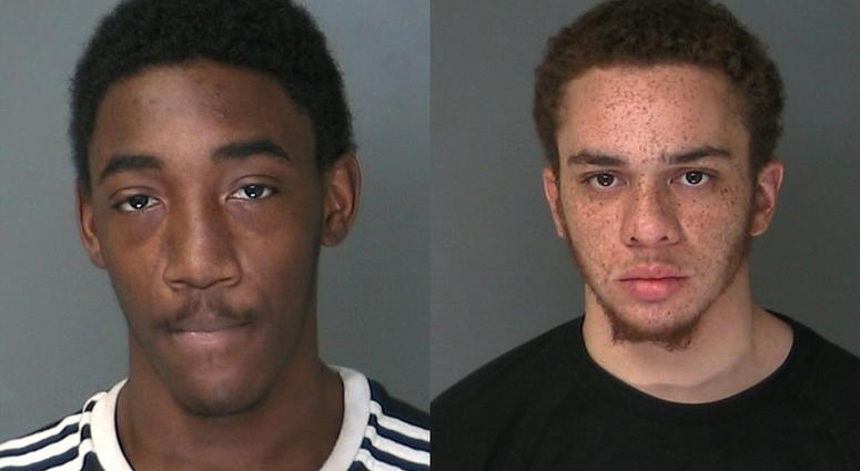 Ronnie Langhorn and Mitchell Washington are accused of scamming people on the letgo app. Ronnie Langhorn and Mitchell Washington mugshots