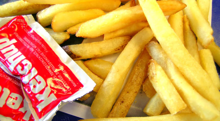 Ketchup and fries Ketchup and fries