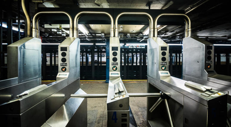 New York City subway turnstile New York City subway turnstile