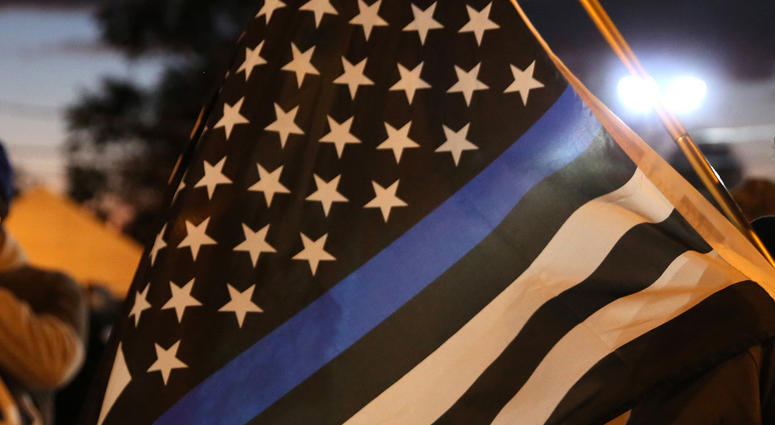 Blue Lives Matter flag Blue Lives Matter flag