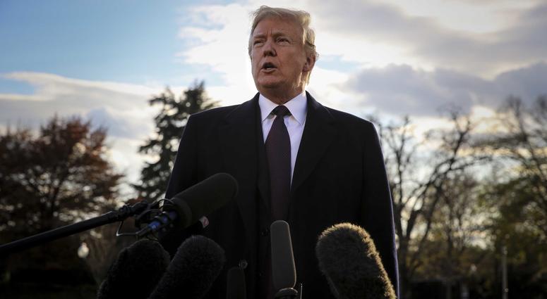 President Trump on Nov. 20. President Trump