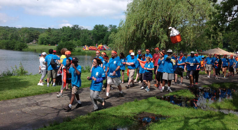 Valerie Fund Run/Walk held at Verona Park on June 14, 2014. Valerie Fund Walk