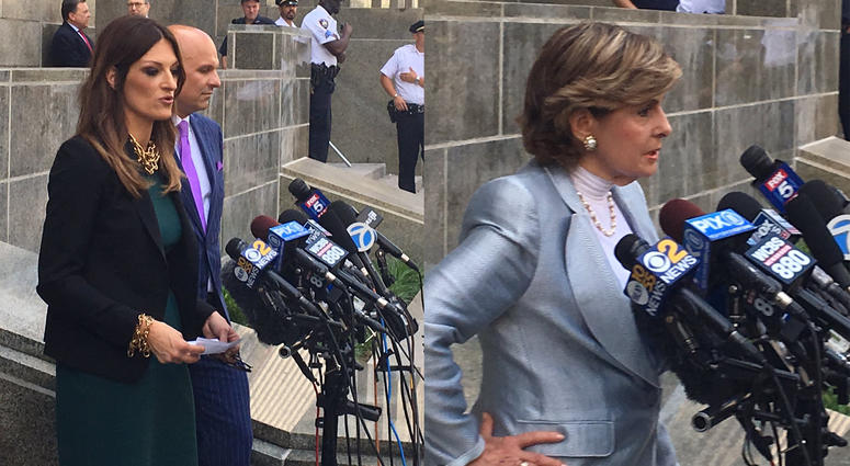 Harvey Weinstein lawyer Donna Rotunno, left, and Weinstein accuser's lawyer Gloria Allred Weinstein Lawyers