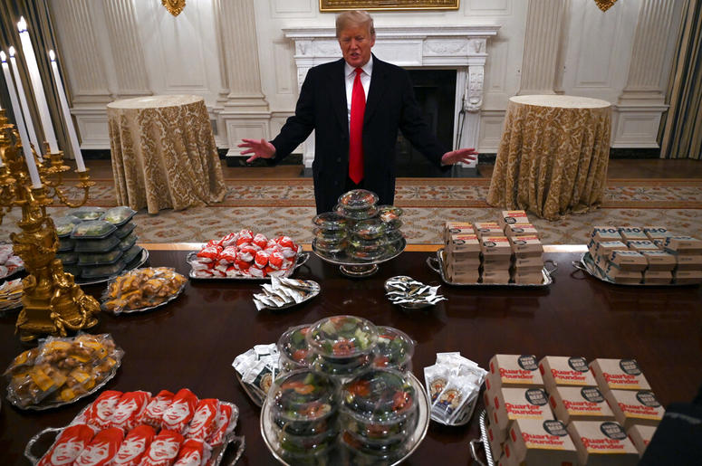 Donald Trump Burger Fest for Clemson Tigers