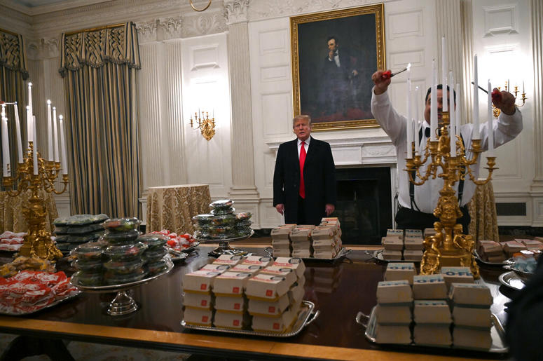 Donald Trump Burger Fest for Clemson Tigers