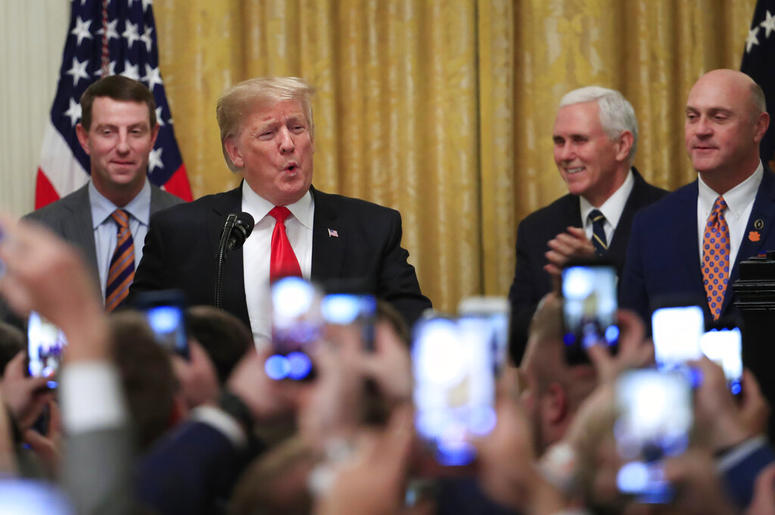 Donald Trump Burger Fest for Clemson Tigers