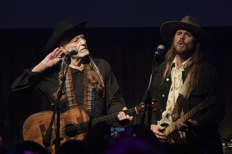 Willie Nelson and Lukas Nelson