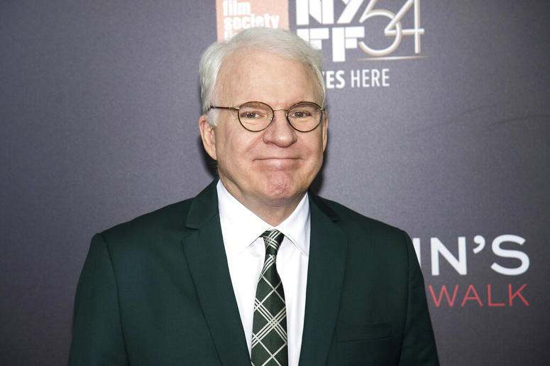 This Oct. 14, 2016 file photo shows Steve Martin at the world premiere of "Billy Lynn's Long Halftime Walk", during the 54th New York Film Festival in New York. Celadon Books announced Monday that Martin and New Yorker artist Harry Bliss were collaboratin