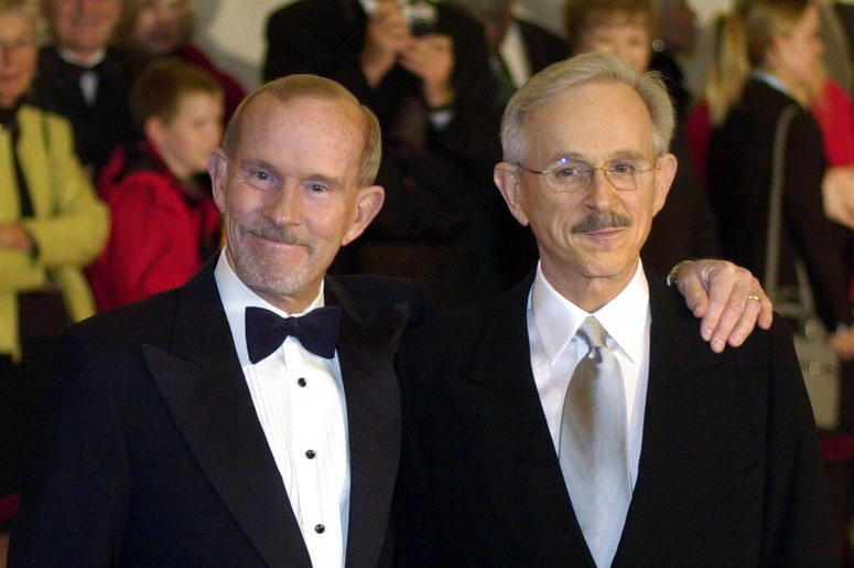 The Smothers Brothers, Tom Smothers, left, and Dick Smothers