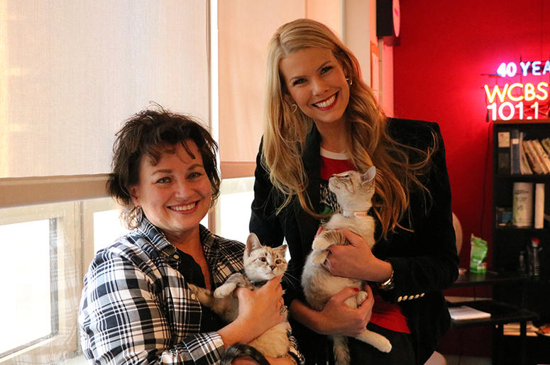 Beth Stern with Kittens