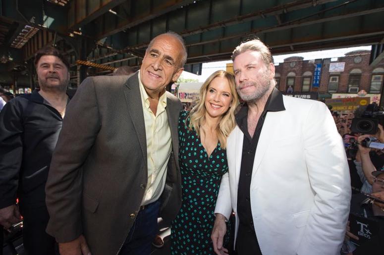 Joe Causi, John Travolta and Kelly Preston
